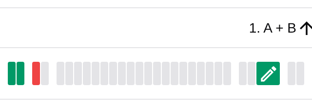 Wide cell showing the ungraded icon